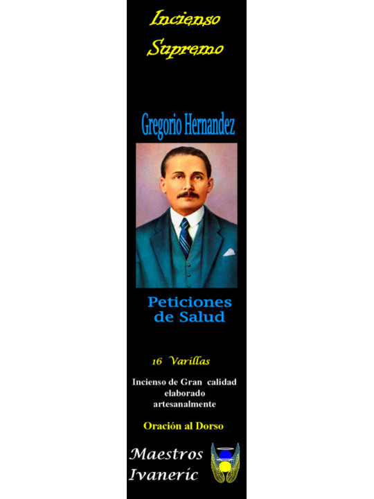 Gregorio Hernandez Höchste Zweck Weihrauch, Gesundheit, mit Gebet