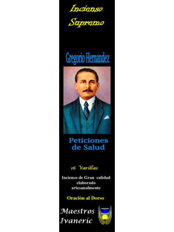 Gregorio Hernandez Höchste Zweck Weihrauch, Gesundheit, mit Gebet