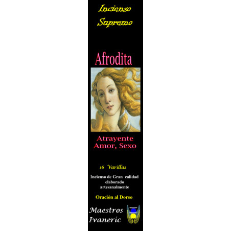 Aphrodite Höchste Zweck Weihrauch, mit Gebet