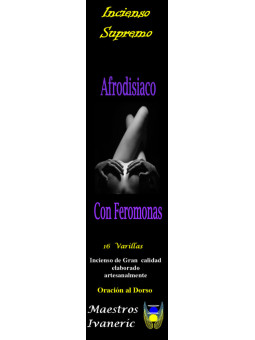 Höchste Zweck Aphrodisiac Incense mit Pheromonen, mit Gebet