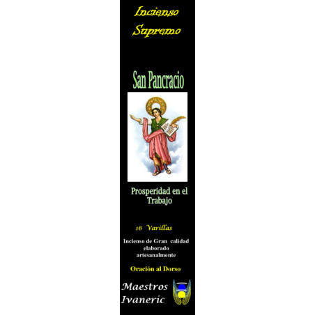 St. Pancratius Höchster Weihrauch der Bestimmung, mit Gebet