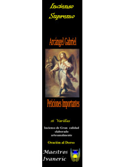 Oberster Weihrauch der Erzengel St. Gabriel, mit Gebet