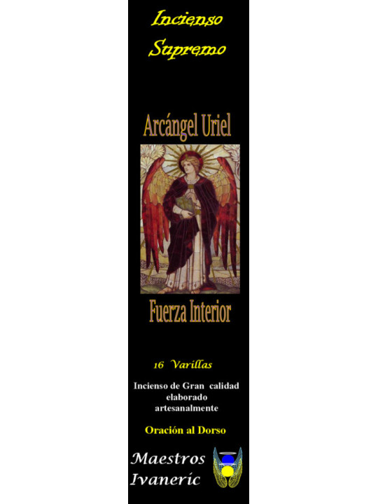 Erzengel Uriel Höchste Weihrauch, mit Gebet