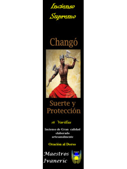 Changó Höchste Heiligeteria Weihrauch, mit Gebet