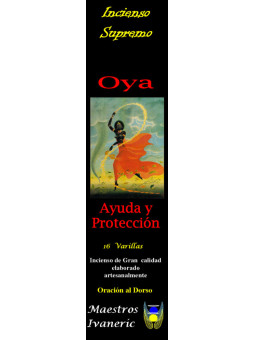 Oya Heiligeteria Höchste Weihrauch, mit Gebet