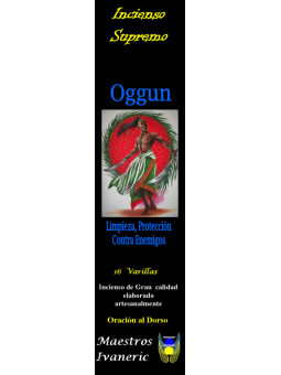 Oggun Heiligeteria Höchste Weihrauch, mit Gebet