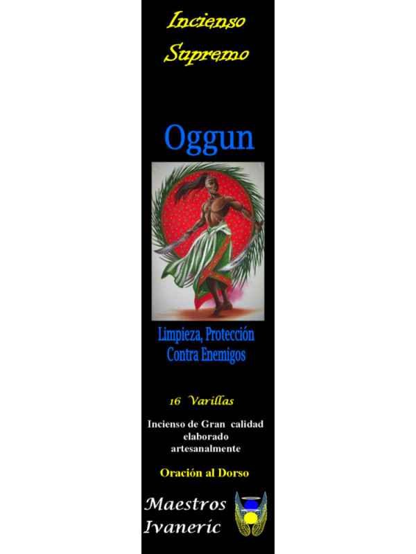 Oggun Heiligeteria Höchste Weihrauch, mit Gebet