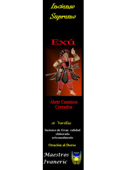 Exú Höchste Heiligeteria Weihrauch mit Gebet