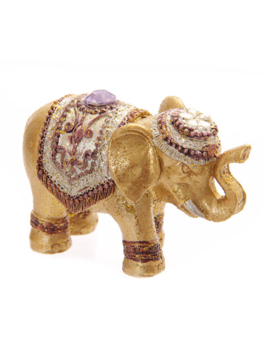 Räucherstäbchenhalter Figur, Violett Glückselefant