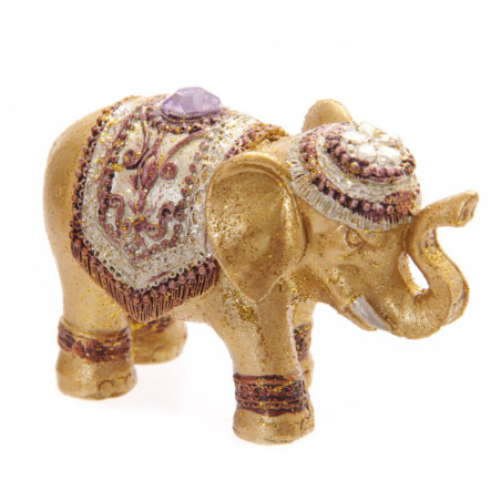 Räucherstäbchenhalter Figur, Violett Glückselefant