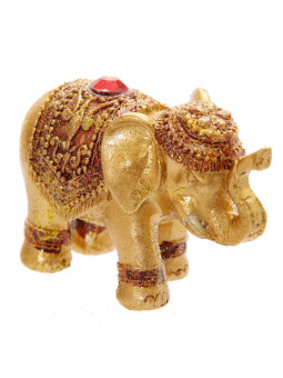 Glückselefant Rote Figur Räucherstäbchenhalter