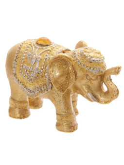 Gelber Glückselefant Figur Räucherstäbchenhalter, Gelber Glückselefant