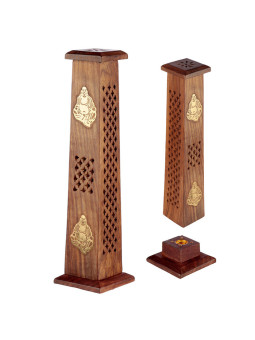 Buddha Räucherstäbchen-Turm aus Holz