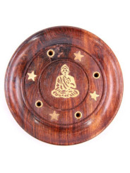 Sheesham Holz Buddha Buddha Räucherstäbchen Brenner