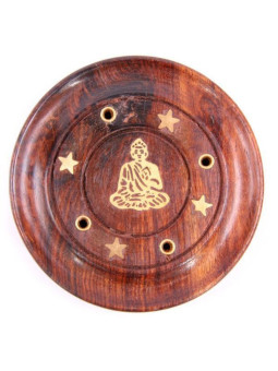 Sheesham Holz Buddha Buddha Räucherstäbchen Brenner