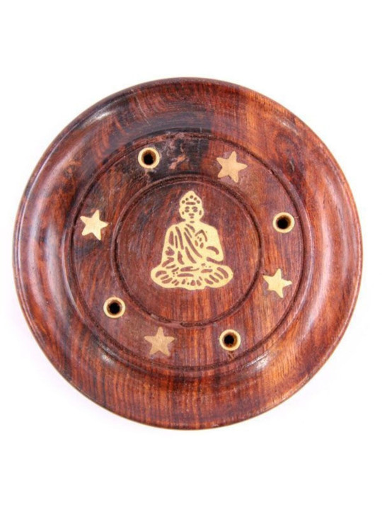 Sheesham Holz Buddha Buddha Räucherstäbchen Brenner