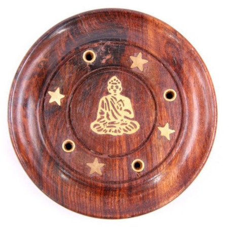 Sheesham Holz Buddha Buddha Räucherstäbchen Brenner