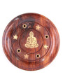 Sheesham Holz Buddha Buddha Räucherstäbchen Brenner
