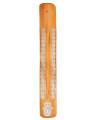 Gelb-Orange Holz-Räucherstäbchen-Halter Fatima Hand Design