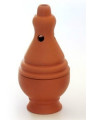 Handgefertigtes Steingutgefäß 17 cm