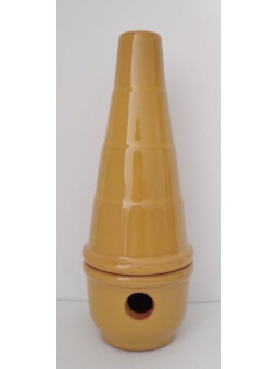 Gelbes emailliertes Räuchergefäß Räuchergefäß 18cm