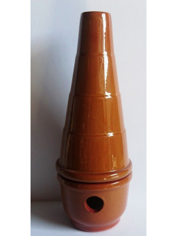 Weihrauchfass handgefertigt Kartäuser Weihrauchfass emailliert braun 18cm