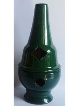 Handgefertigtes Räuchergefäß Zenser Rhombus bemalt 17cm