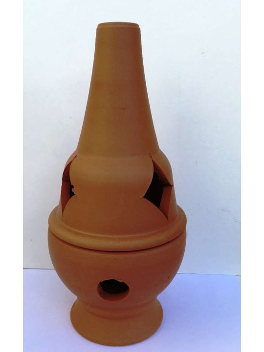 Handgefertigtes Tongefäß Rhombus 17 cm