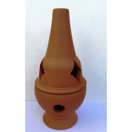 Handgefertigtes Tongefäß Rhombus 17 cm