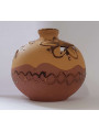 Censer Handmade Gelber Ton Schmuck Box 10cm