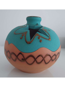 Handgefertigtes Räuchergefäß Schmuck Räuchergefäß Grüner Ton 10cm