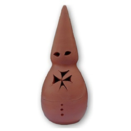 Handgefertigtes Nazarener-Röhrchen aus Ton 19 cm
