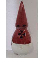 Räuchergefäß Nazarener Räuchergefäß Weiß-Rot 19cm