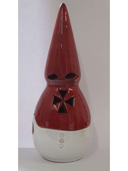 Räuchergefäß Nazarener Räuchergefäß Weiß-Rot 19cm