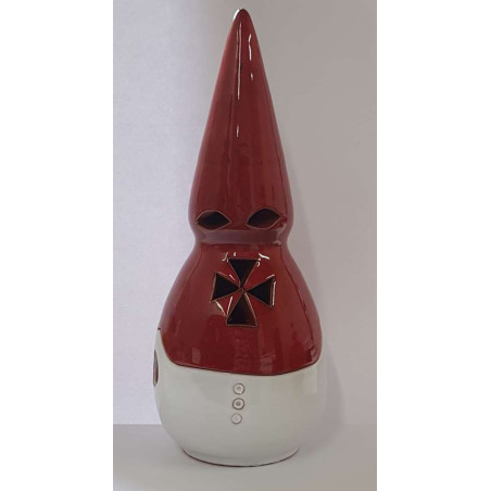 Räuchergefäß Nazarener Räuchergefäß Weiß-Rot 19cm