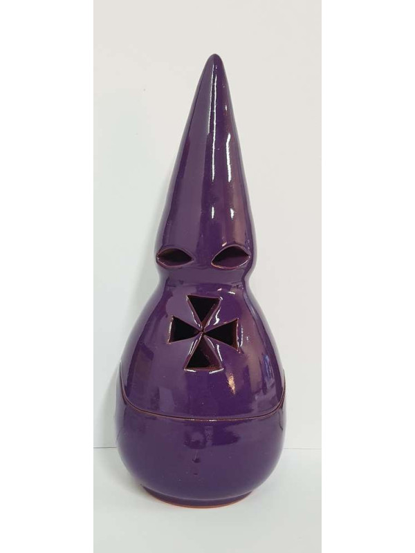 Nazarener Räuchergefäß Handgefertigtes Räuchergefäß Lila 19cm