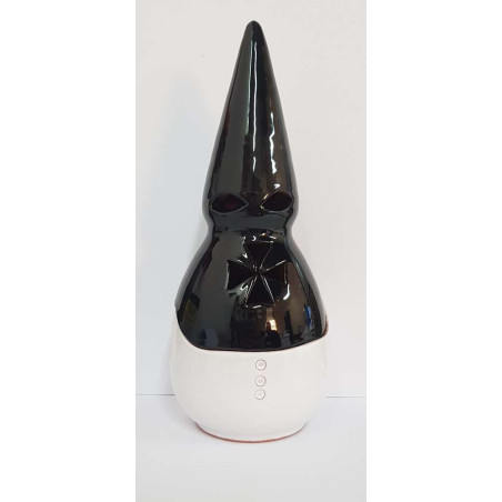 Nazarener Weihrauchfass 19cm Schwarz-Weißes Weihrauchfass