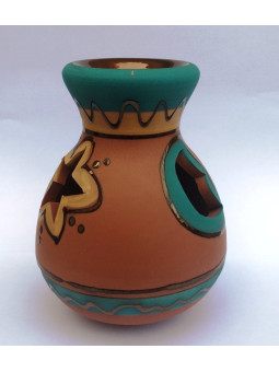 Handgefertigtes grünes Birnen-Zeremoniell. 13cm