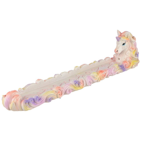Harz Räucherstäbchenhalter Einhorn Tricolour