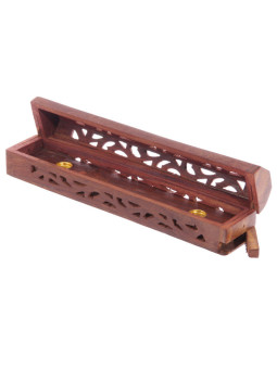 Räucherstäbchenbox, Holz, für Kegel und Stäbchen