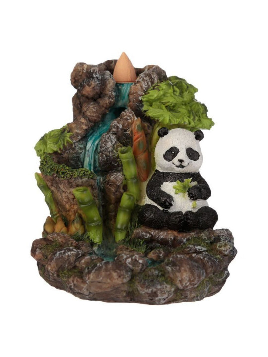 Bambus Kaskade Panda Bär Reflux Kegel Räucherstäbchen Brenner 12,5 cm