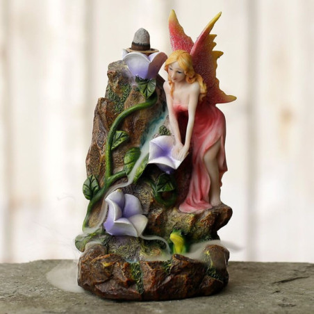 Flower Garden Fee Refluxkegel Räuchergefäß, Höhe 19,5 cm x 10,5 cm x 10,5 breit