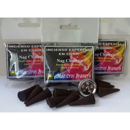 Nag Champa Räucherkegel