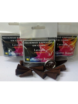 Lavendel-Räucherkegel