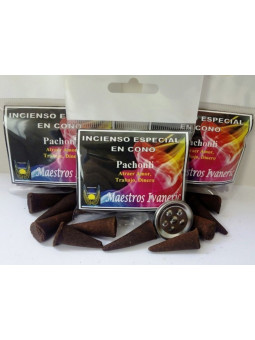 Weihrauch in Pachouli-Kegeln