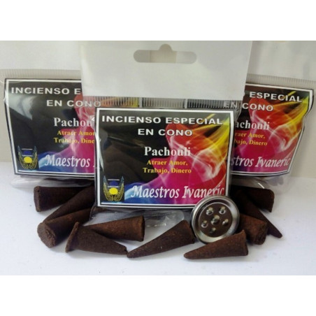 Weihrauch in Pachouli-Kegeln