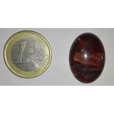 Naturstein Oval Rotes Tigerauge