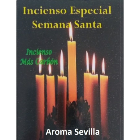 Aroma von Sevilla. Weihrauch in Grain plus Charcoal Spezielles Osterwoche.