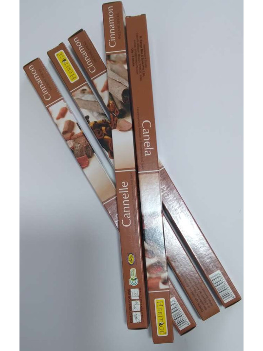 Werbung! Zimt. Echtes indisches Weihrauch-Erbe 8 Stäbchen