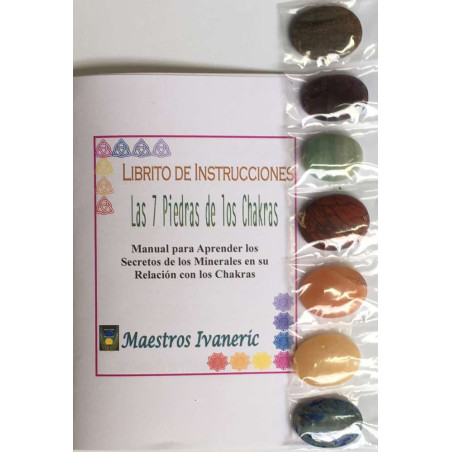 7 Chakra-Mineralien-Paket mit Anleitung